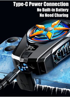 Excefore Semiconductor Phone Cooler, Phone Cooling Fan for iPhone Android Smartphones, Mobile Phone Radiator Heatsink with LED Temperature Display (Cooler Only)  - Image 2
