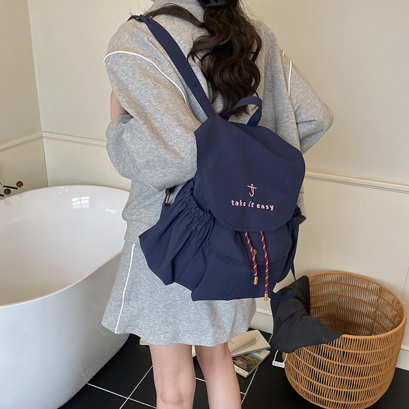 Korean Style Women's Casual Large Capacity College Backpack 2025 - Image 4