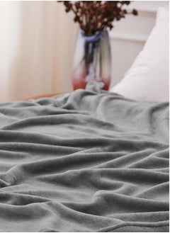 T G H Flannel Fleece Single Size 160x220cm for All Season Fluffy Blanket Warm Bed Blanket Throw for Sofa & Bed Comfortable and Soft Blanket  - Image 4