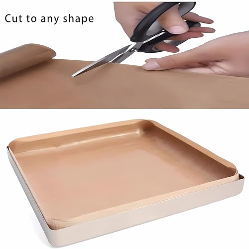 Hian 4-Pack PTFE Teflon Sheets – Non-Stick, Reusable, Heat-Resistant for Heat Press, Baking & Cooking – Ideal for Akki Roti, Obbattu, Holige, Chapati & Puran Poli (Brown Color, Pack of 4) - Image 5