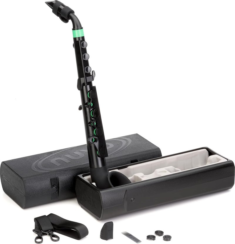 Nuvo Soprano Saxophone, Black/Green (N520JBGN) - Image 2