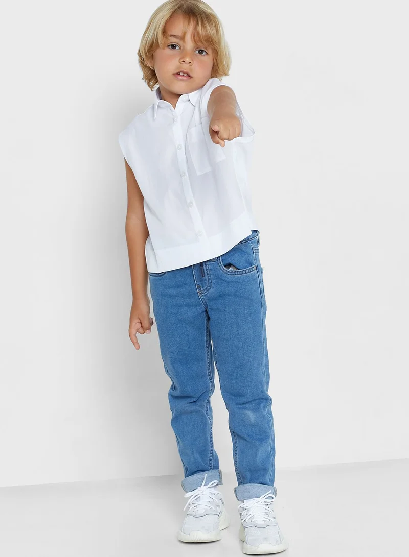 Calvin Klein Jeans Kids Monogram Sleeveless Shirt