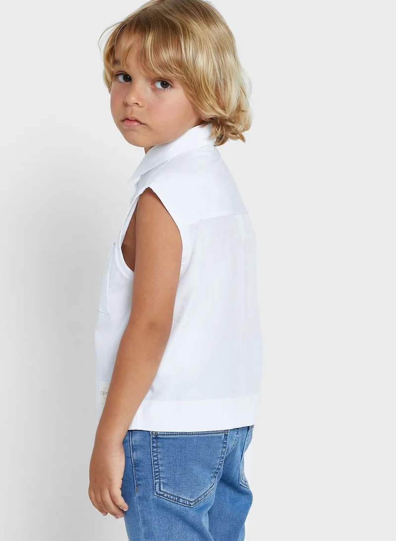 Calvin Klein Jeans Kids Monogram Sleeveless Shirt