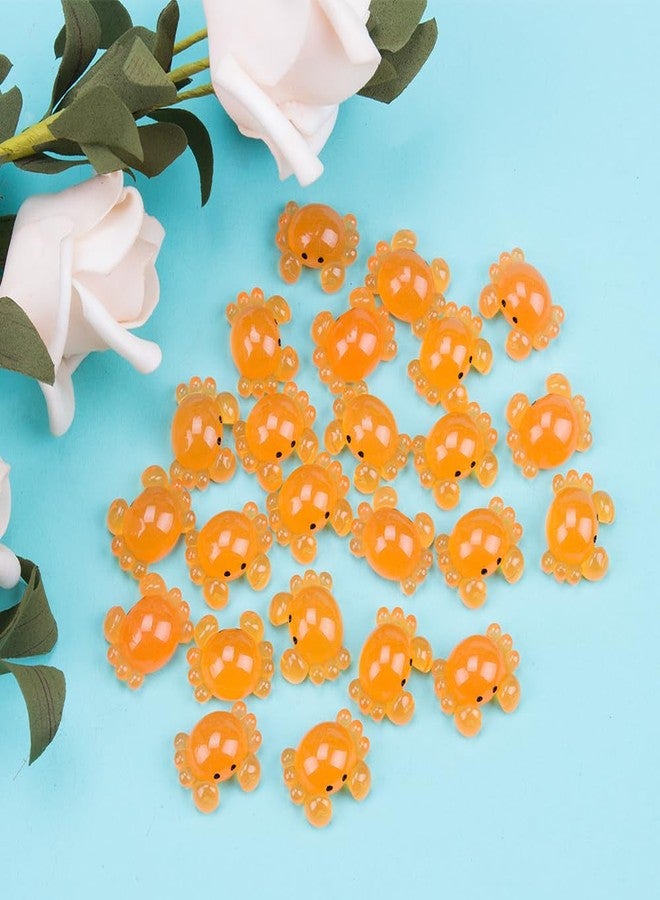 Comidox 24Pcs Cute Mini Resin Crabs Glow in The Dark Crab Figurines Bulk for Crafts Marine Animal Decor for Moss Landscapes DIY Projects Desktop Ornaments - Image 5