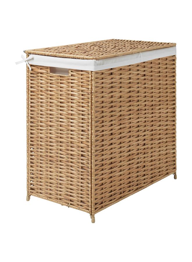 Zaboon Laundry basket, willow/handmade, 100 l  - Image 1