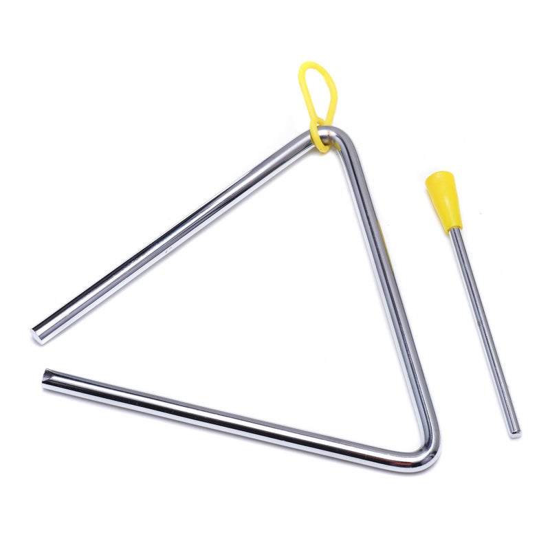 TDOCK 6 Inch Musical Steel Triangle Percussion Instrument With Striker - Image 3