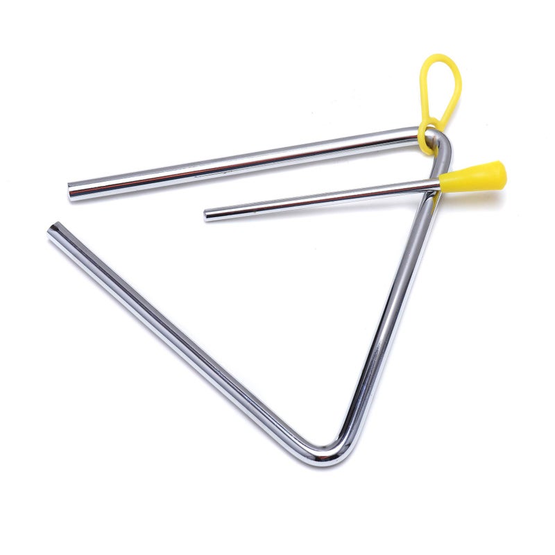 TDOCK 6 Inch Musical Steel Triangle Percussion Instrument With Striker - Image 4