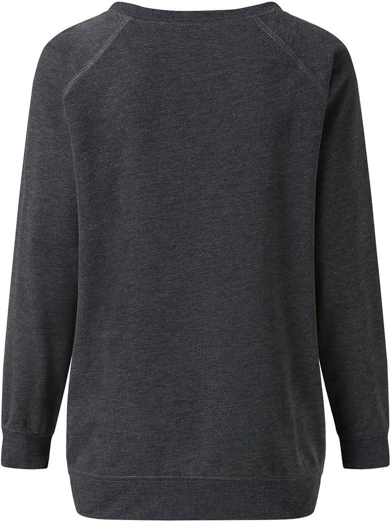 cheekyglo Women's Long Sleeve Crewneck Blouse Casual Print Oversize Sweatshirts Western Comfy Loose Fit Fall Tunic Pullover - Image 3