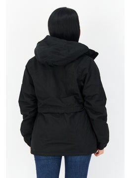 Trespass Women Solid Rain Jacket, Black  - Image 3