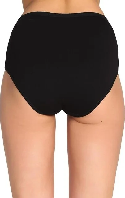 توتكو Passion Women Black Elastane Bato Panties 0924