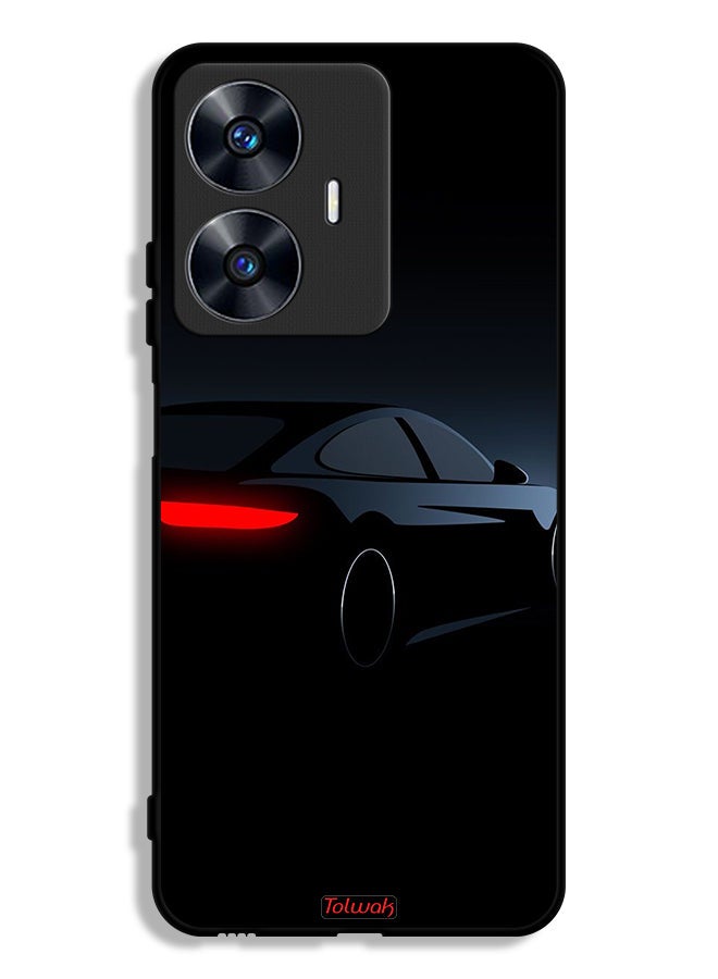 Tolwak Realme C55 Protective Case Cover Dark Car - Image 1