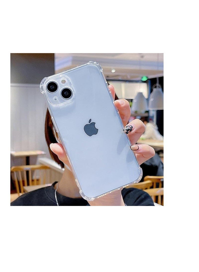 Generic - ase with built in Camera Protector Compatible with iphone 13, Crystal Clear Anti-Scratch Case, Protect the Lens, Precision Holes Phone Case Cover -6.1inch - Image 1