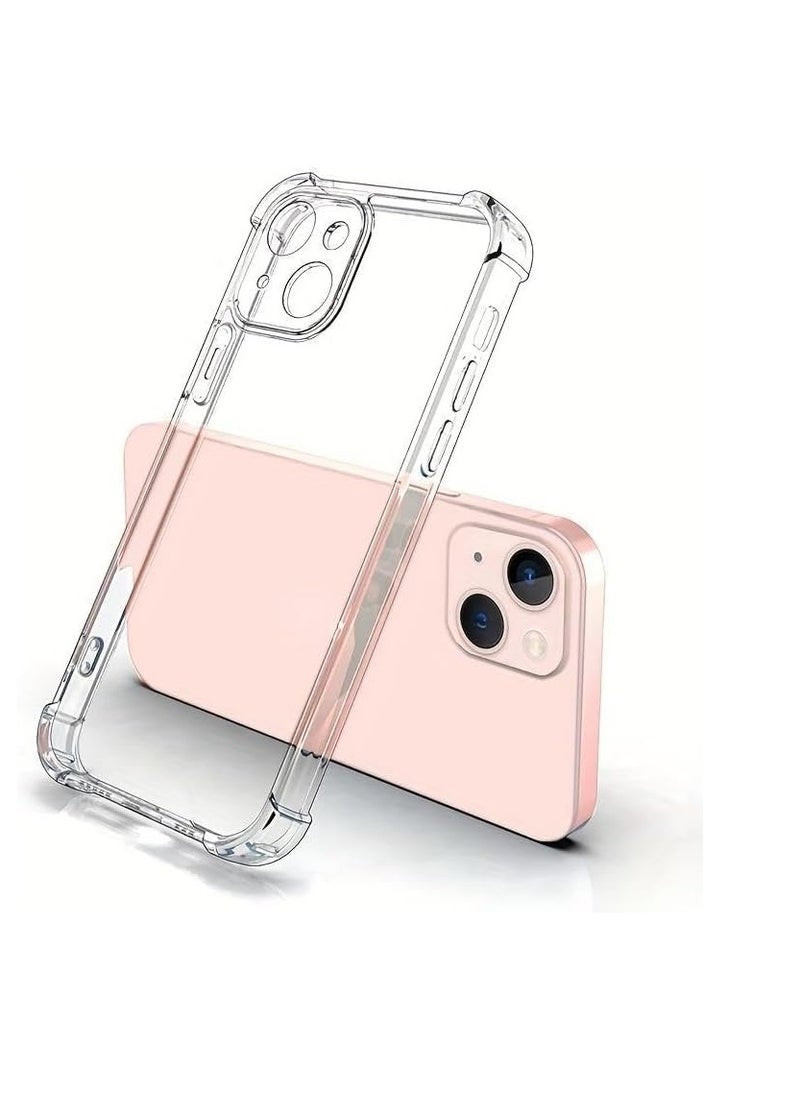 Generic - ase with built in Camera Protector Compatible with iphone 13, Crystal Clear Anti-Scratch Case, Protect the Lens, Precision Holes Phone Case Cover -6.1inch - Image 1
