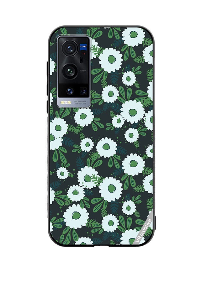 VR CREATIVE Protective Case Cover For Vivo X60 Pro Plus Floral Pattern Based On Traditional Folk Art Ornaments Design Multicolour - Image 1