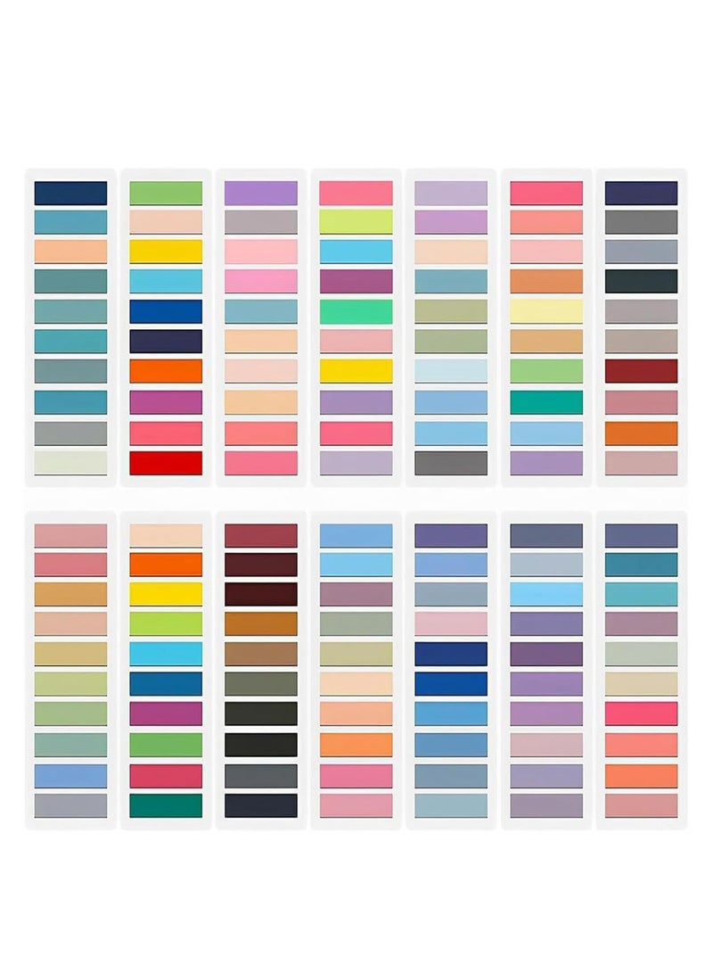 Fanski Sticky Index Tabs, 2800pcs  Tabs Sticky Flags Markers Clear Sticky Notes  Colored Writable and Repositionable Index Tabs for  Marking Classify File - Image 1