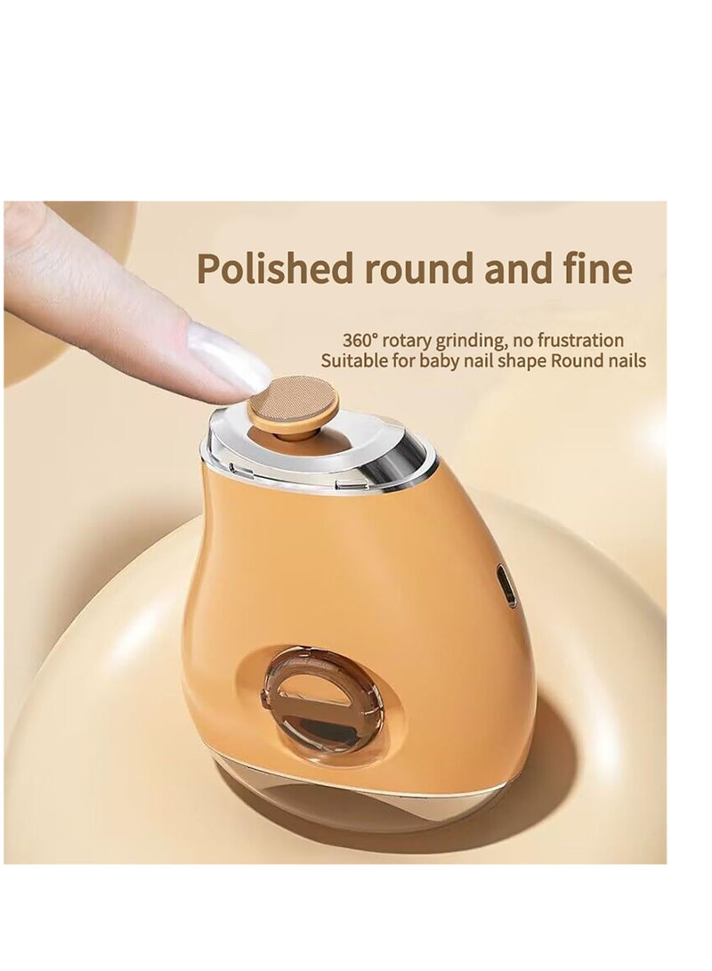 Automatic Electric Nail Clipper, LCD Digital Display, Nail Polisher 2 in 1 Design, Nail Clip Storage, USB Rechargeable Safety Fingernail Trimmer for Baby, Kids, Seniors and Caregivers - Image 4