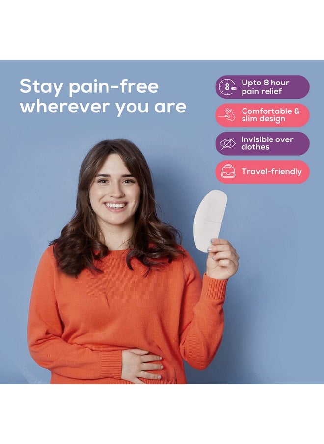 Evereve - لصقات تخفيف ألم الدورة الشهرية، عبوة من 3، لتخفيف آلام الدورة والتقلصات، مكونات طبيعية 100% وقابلة للنقل، تخفيف فوري من آلام الحيض وتستمر لمدة 8 ساعات - Image 1