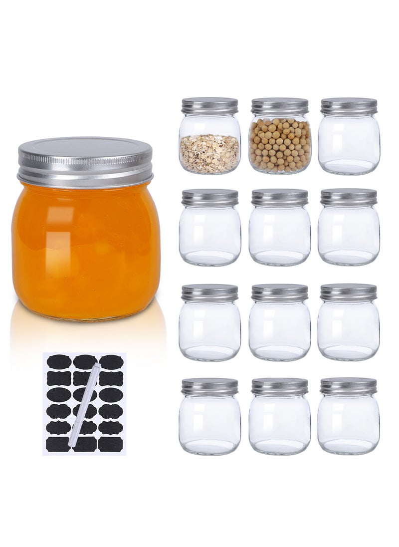 12 Pack 10oz Wide Mouth Glass Mason Jars with Airtight Lids & Bands, Canning Jars for Jam, Honey, Jelly, Sauces, DIY Spice Storage, Wedding & Shower Favors, Food Preservation & Crafting - pzsku/Z8DC9D83FA4DF2D6C2822Z/45/1741361885/3c0d9293-31e6-46c1-b932-c34f6d647795