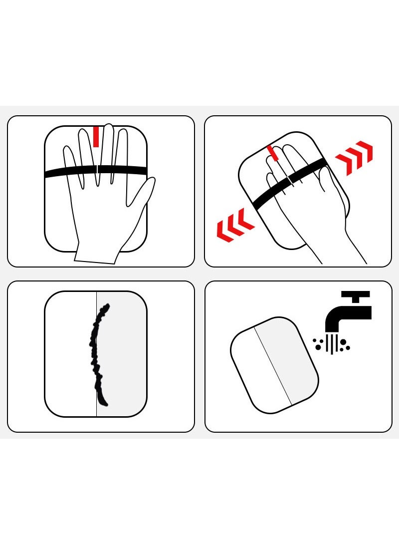 قفازات إزالة شعر الحيوانات الأليفة القابلة لإعادة الاستخدام ، قفازات إزالة الشعر الكهروستاتيكية للكلاب والقطط - Image 5