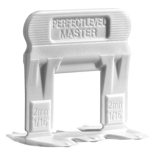 Perfect Level Master T-Lock PERFECT LEVEL MASTER Professional Anti lippage Tile Leveling System - Spacers Only - Red Wedges Not Included and Sold Separately (100, 2mm) - Image 1