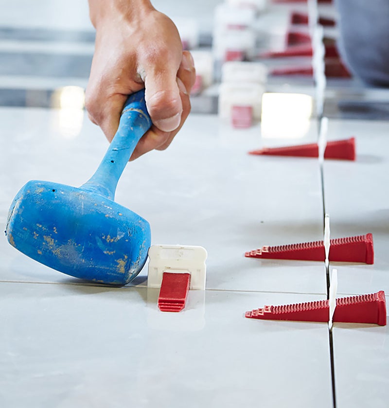 Perfect Level Master T-Lock PERFECT LEVEL MASTER Professional Anti lippage Tile Leveling System - Spacers Only - Red Wedges Not Included and Sold Separately (100, 2mm) - Image 5