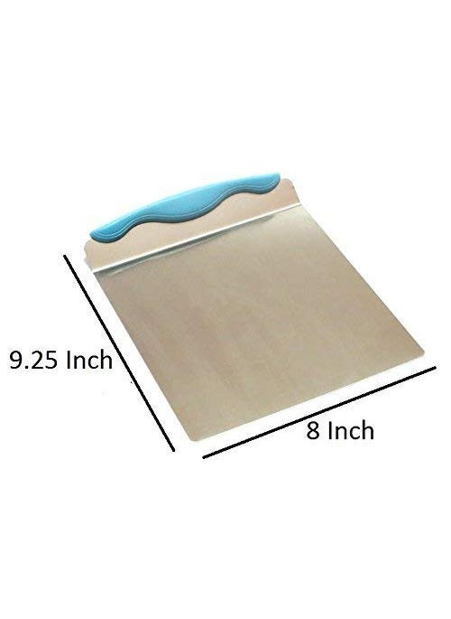 BAKING SET Baking Set Cake Lifter Cookie Spatula Pizza Peel with Support Handle Stainless Steel Multicolor  - Image 3