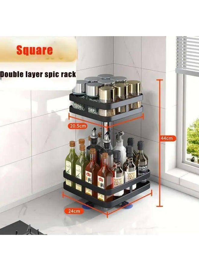 Multifunctional Carbon Steel Spice Rack  - Image 5
