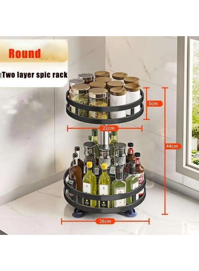 Multifunctional Carbon Steel Spice Rack  - Image 2