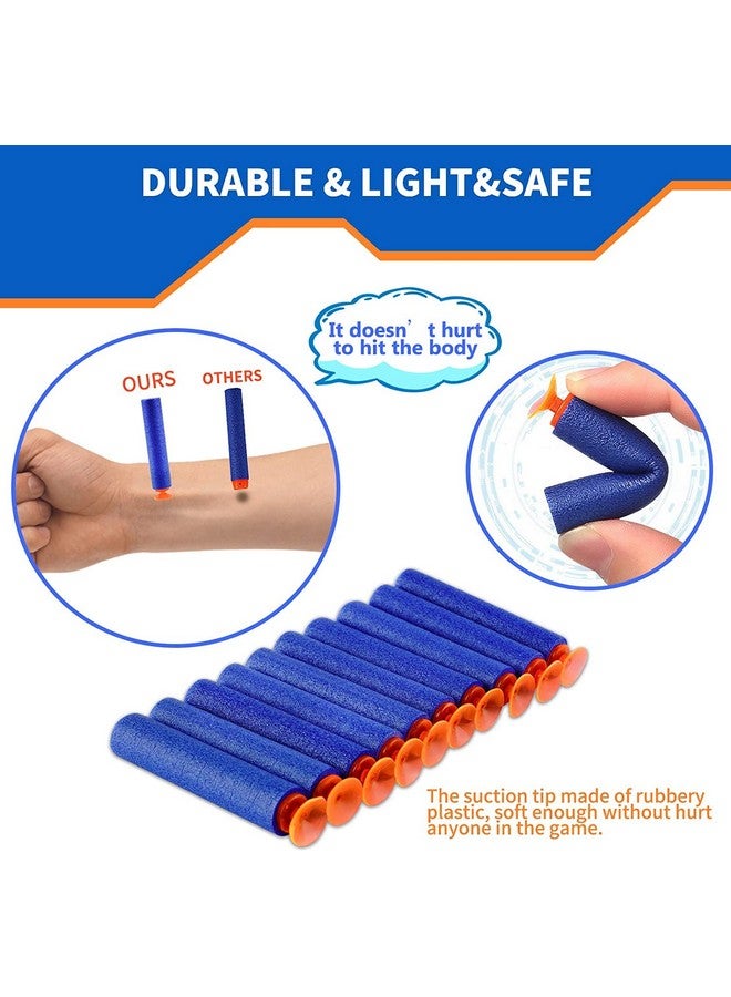 VGRASSP Soft Foam Suction Bullets Darts for Toy Guns -Sticky Safe Bullets Compatible with Nerf N-Strike, Blaze Storm - 50 Count - Color As Per Stock - Image 4