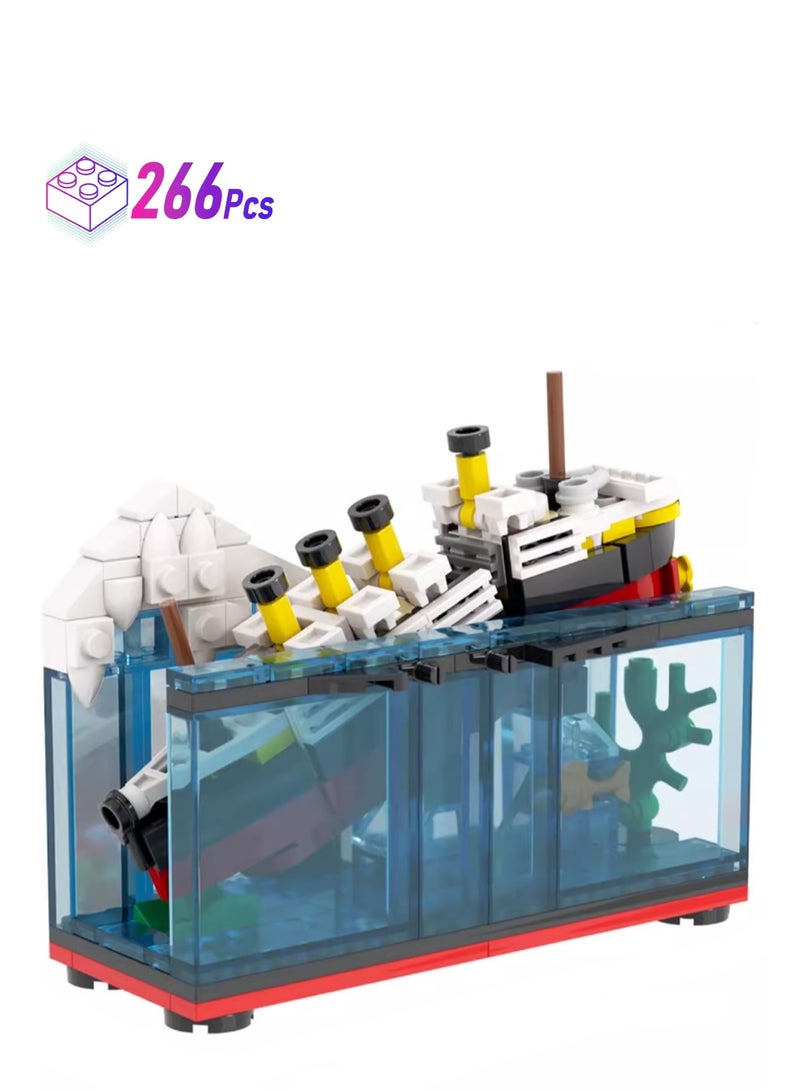 Children's Self-assembled Small Particle Toy Building Blocks Titanic Model Handmade Creative Educational Toys - Image 1
