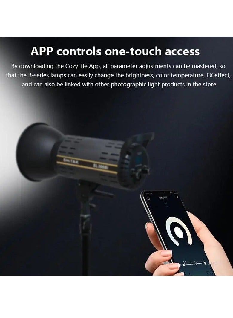 Loquat SL200D LED Photography Light 5600K Professional Photo Studio Spotlight Photography Lighting Bowens Mount - Image 5