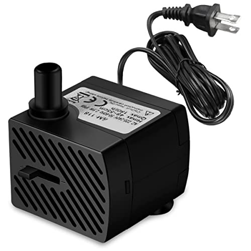 DOMICA 3W 50GPH Mini Submersible Water Pump, Small Fountain Pump for Pond, Aquariums, Fish Tank, Tabletop Fountain, Pet Fountain, Indoor or Outdoor Fountain - Image 1