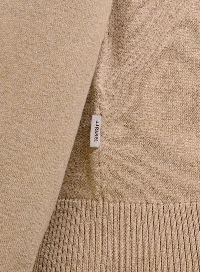 ريبل سويتر محبوك بنصف سحاب غلق - Image 3