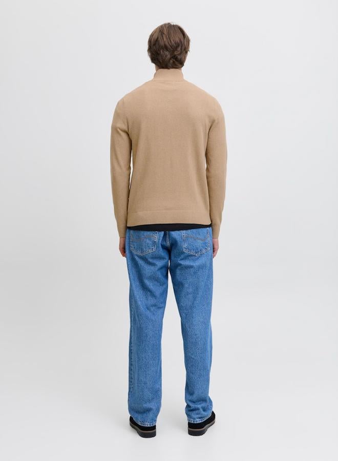 ريبل سويتر محبوك بنصف سحاب غلق - Image 5