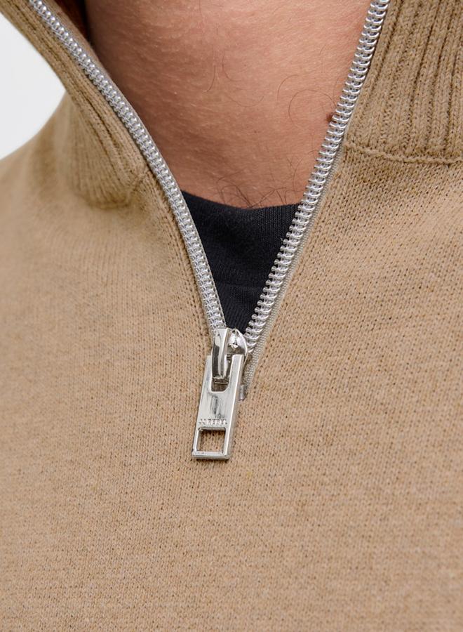 ريبل سويتر محبوك بنصف سحاب غلق - Image 2