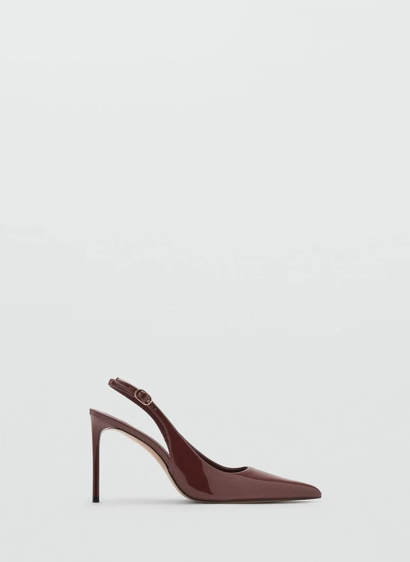 مانجو Patent heeled shoes