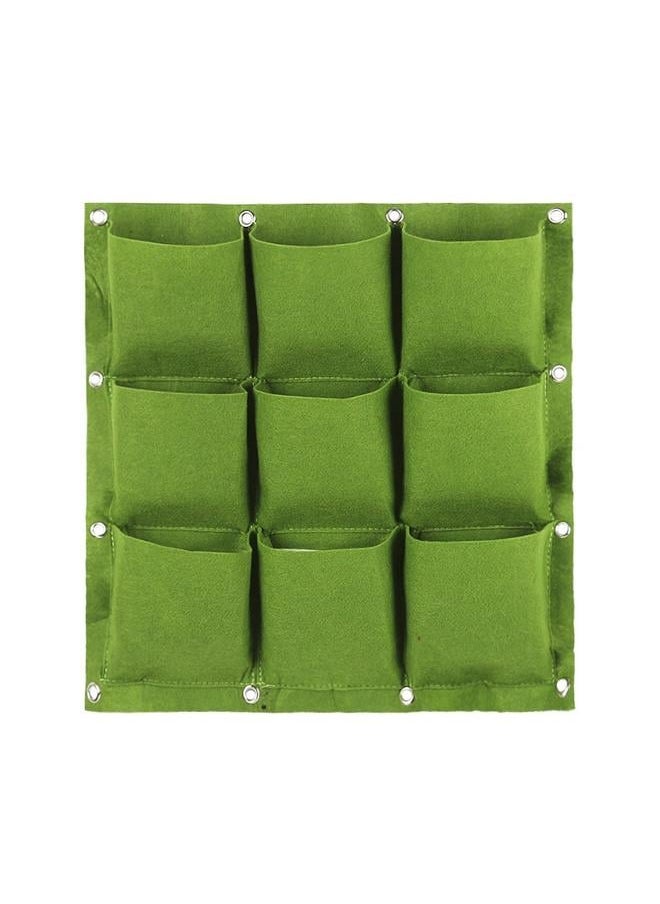 Generic Hanging Planting Grow Bags, 9 Pockets Hanging Vertical Wall Planter Wall Mounted Grow Bag Outdoor Indoor Gardening Vertical  - Image 1