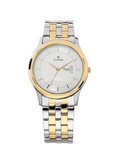 TITAN Gents Karishma Analog Silver Dial Men's Watch-1824BM01  - Image 1