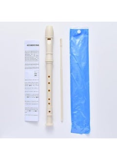 Megarya Megarya 8-Hole German Soprano Recorder With Cleaning Stick And Pouch Beginner Flute  - Image 2