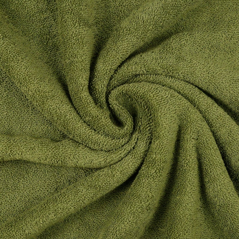 Trident 100% Cotton Towels for Bath | Towels for Bath Large Size | Trident Bath Towel - Soft & Absorbent | 450 GSM | 1 Piece Bath Towel for Men/Women | Urban Comfort | 70 cms x 140 cms - Olive - Image 5