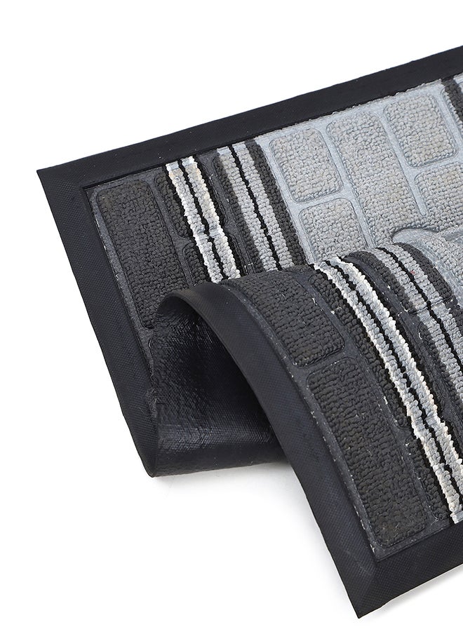 Status Contract Rubber Backing with Rubber Borders Door Mats for Home/Room/Office Enterence (Black), 38 X 58 Cm  - Image 4