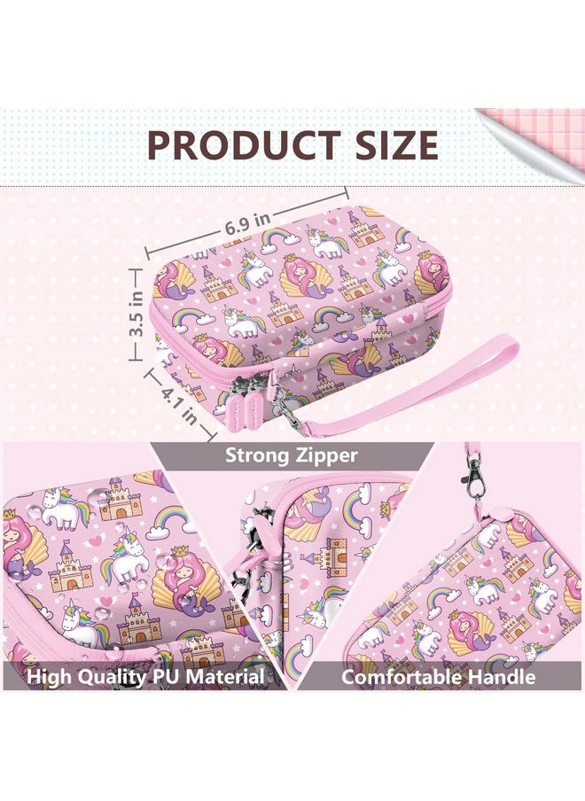 Leayjeen - Kids Camera Case Compatible With Dylanto/Gktz/Himont/Camclid/Esoxoffore Kids Instant Print Camera,For Film Camera Storage Christmas Gifts And Birthday Gifts For Kids -Pink Unicorn（Case Only） - Image 1