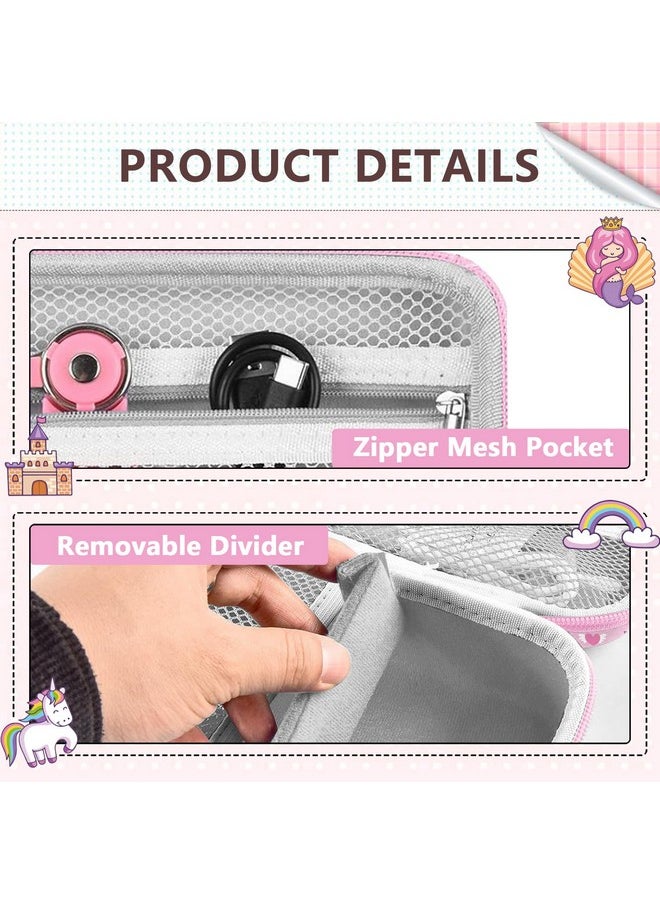 Leayjeen - Kids Camera Case Compatible With Dylanto/Gktz/Himont/Camclid/Esoxoffore Kids Instant Print Camera,For Film Camera Storage Christmas Gifts And Birthday Gifts For Kids -Pink Unicorn（Case Only） - Image 1