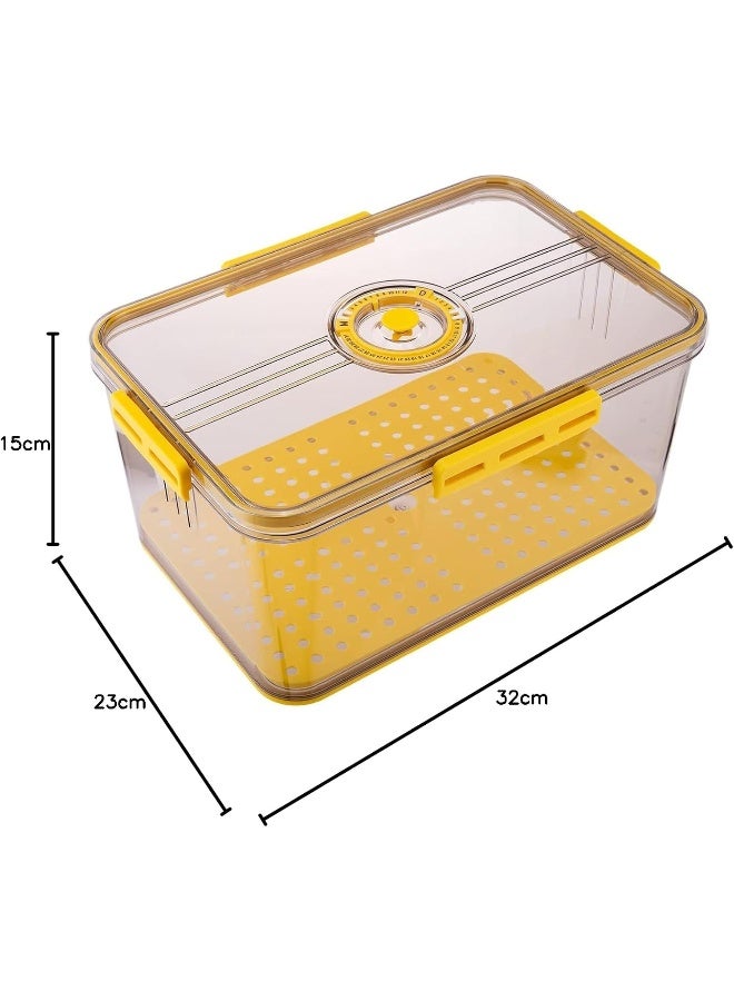 AKDC Rect Storage Box L L(23cm) xW(32cm) xH(15cm) Transparent - Image 4
