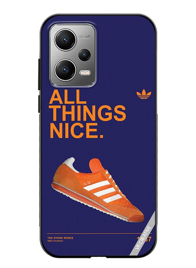 Protective Case Cover For Xiaomi Redmi Note 12 Pro All Things Adiddas Design Multicolour