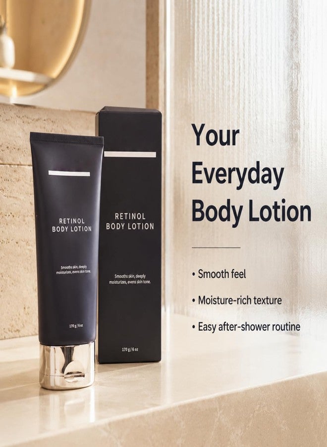 Aiwejay Retinol Body Lotion, Firming Body Cream for Crepey Skin, Moisturizing Anti-Aging Lotion for Neck, Arms, Legs & Full Body Skin Care, 170g - Image 4