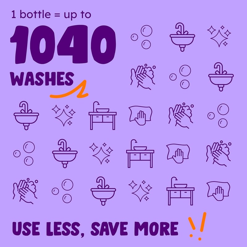 Originally Yellow Plant-Based Hand Soap All Natural Infused with Organic Lavender | Gentle Natural Hand Soap | Pet & Baby-Safe Soap 1.89L (1 Pack), Lavender - Image 3