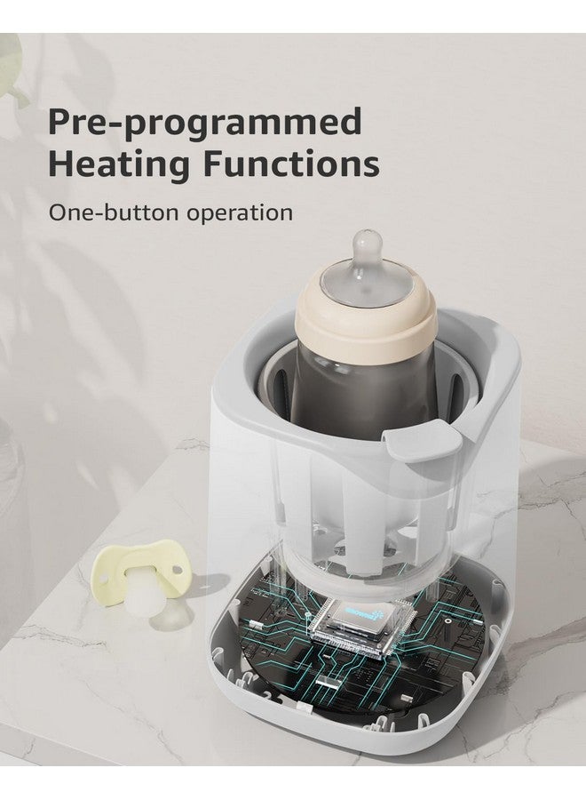 GROWNSY Bottle Warmer, Baby Bottle Warmer Fast For Breastmilk & Formula, Accurate Temperature Control, Milk Warmer For All Bottles With Thaw, Sterilizing, Keep Warm, Heat Food  - Image 3