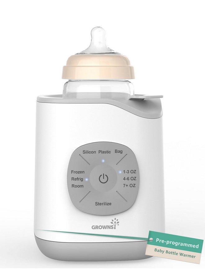 GROWNSY Bottle Warmer, Baby Bottle Warmer Fast For Breastmilk & Formula, Accurate Temperature Control, Milk Warmer For All Bottles With Thaw, Sterilizing, Keep Warm, Heat Food  - Image 1