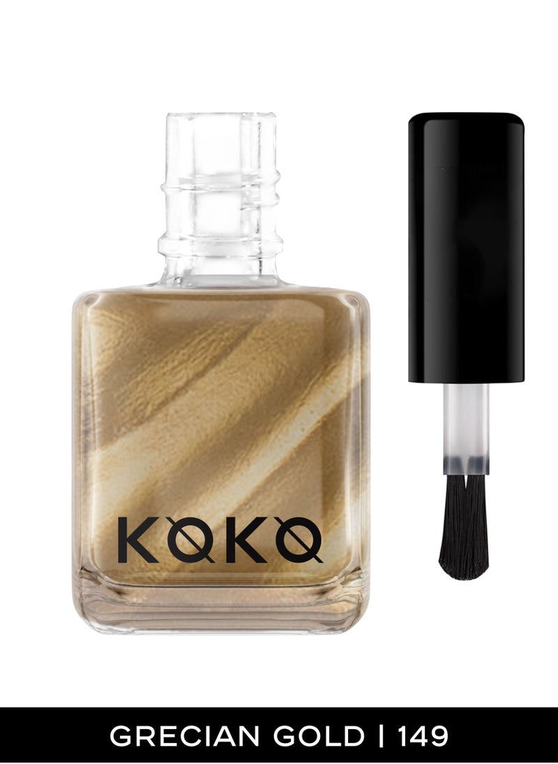 KOKO GLOSSY NAIL POLISH GRECIAN GOLD  - Image 2